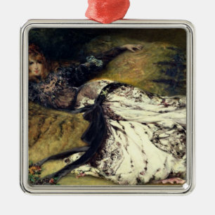 Sarah Bernhardt 1871 Metal Ornament