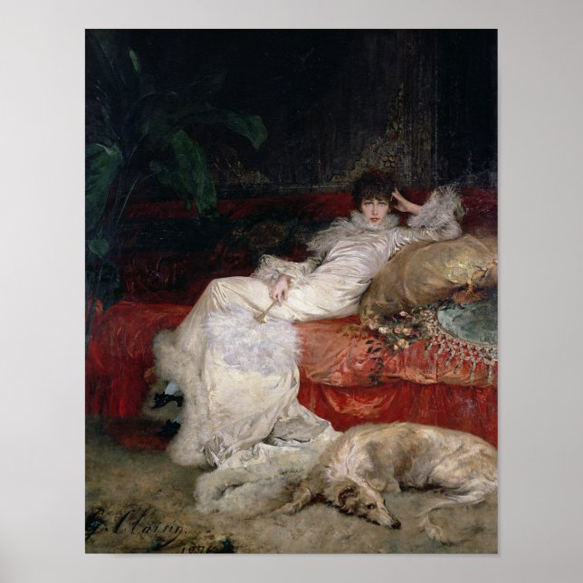 Sarah Bernhardt  1876 Poster (Front)