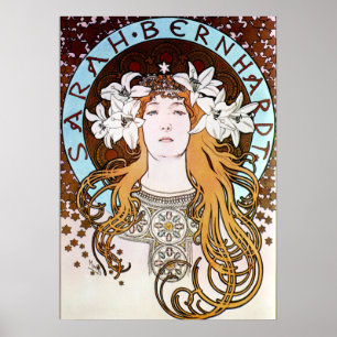 Sarah Bernhardt – Alphonse Mucha Poster