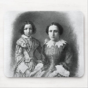 Sarah Bernhardt and her mother? Mouse Pad