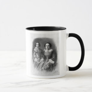 Sarah Bernhardt and her mother? Mug