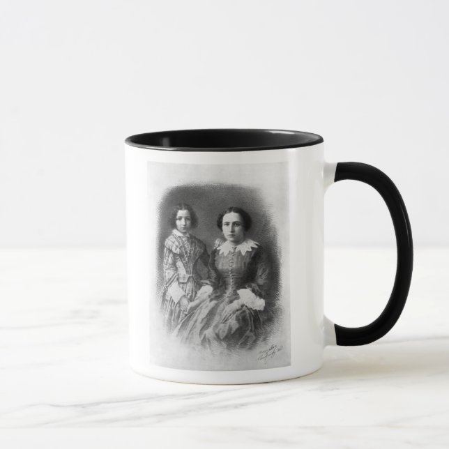 Sarah Bernhardt and her mother? Mug (Right)
