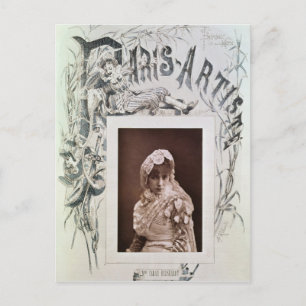 Sarah Bernhardt in the role of Marion Delorme Postcard