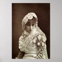 Sarah Bernhardt in the role of Marion Delorme