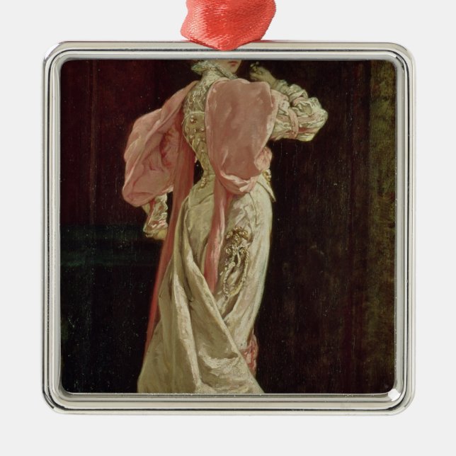Sarah Bernhardt Metal Ornament (Front)