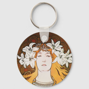 Sarah Bernhardt, Mucha Key Ring