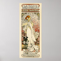 SARAH BERNHARDT Paris Theatre Mucha Art Nouveau