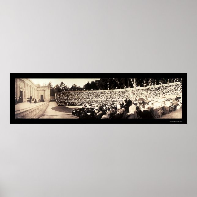 Sarah Bernhardt Phedre in Berkeley CA Photo 1906 Poster (Front)