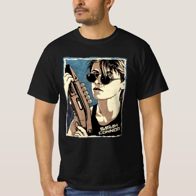 sarah connor classic movie T-Shirt (Front)