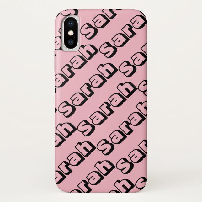sarah from Orphan Black. open block font Case-Mate iPhone Case (Back)