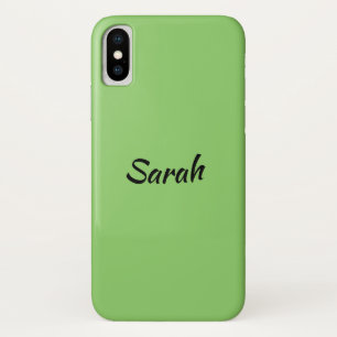 Sarah from the tv show Orphan Black calligraphy iPhone X Case