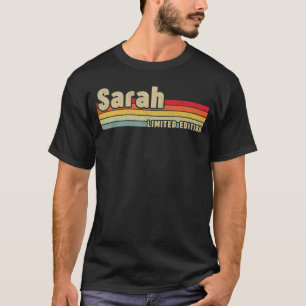 Sarah Gift Name Personalised Birthday Funny Christ T-Shirt