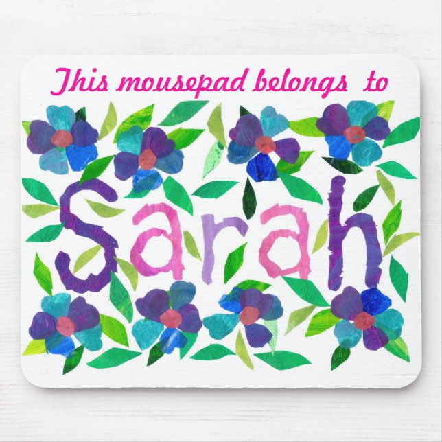 'Sarah' Mousepad (Front)