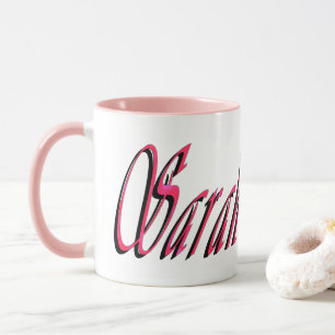 Sarah, Name, Logo, Mug