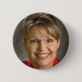 SARAH PALIN 6 CM ROUND BADGE
