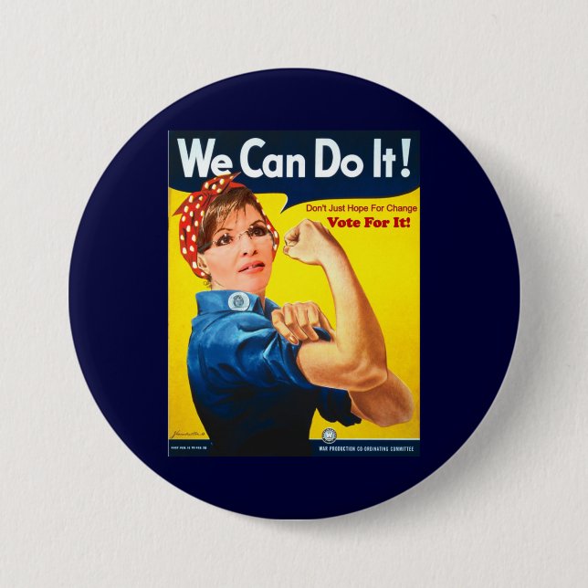 Sarah Palin Button (Front)