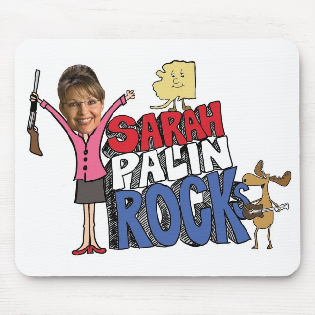Sarah Palin Mouse Pad (Front)
