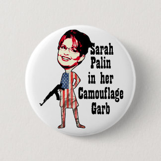 Sarah Palin’s Camouflage 6 Cm Round Badge