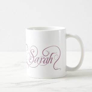 Sarah - personalized name coffee mug