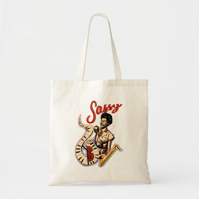 Sarah Vaughan Tote Bag (Front)