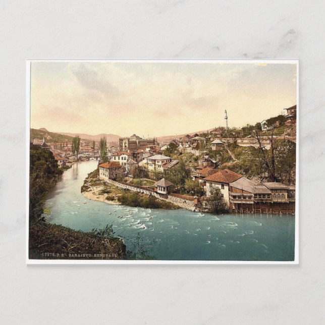 Sarajcvo (i.e., Sarajevo), Bendbasi, Bosnia, Austr Postcard (Front)