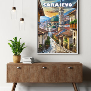 Sarajevo, a city of hope and memory poster