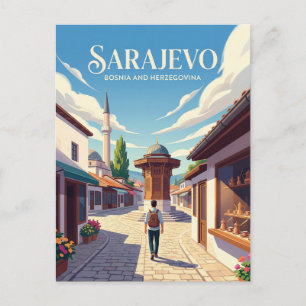Sarajevo Bosnia and Herzegovina Postcard