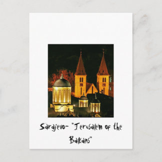 Sarajevo Jerusalem of the Balcans Postcard