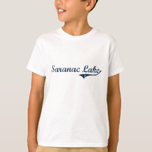 Saranac Lake New York Classic Design T-Shirt