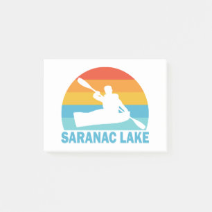 Saranac Lake New York Kayak Post-it Notes