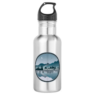 Saranac Lake New York Reflection 532 Ml Water Bottle