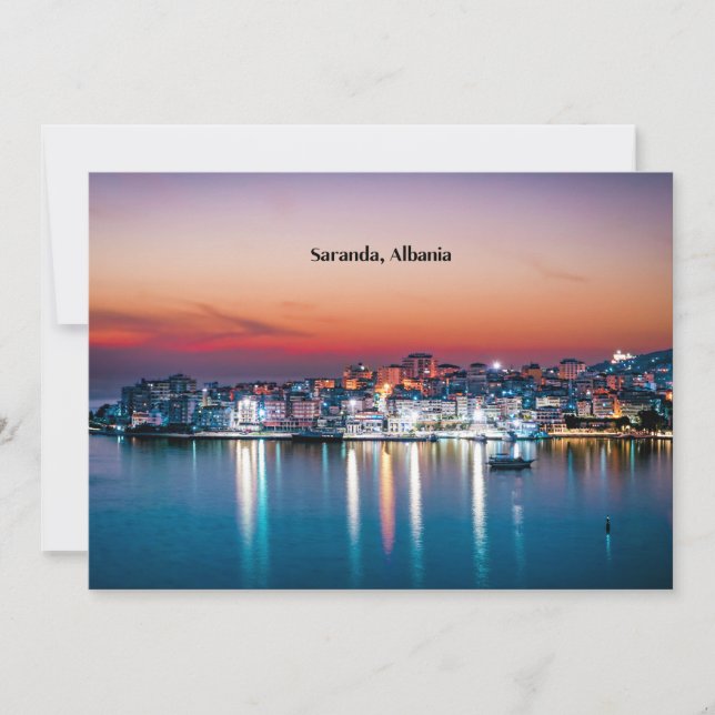 Saranda, Albania Holiday Card (Front)