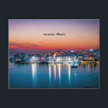 Saranda, Albania Postcard<br><div class="desc">Saranda,  Albania panoramic cityscape photograph.</div>