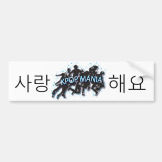 SARANG HAE YO KPOP MANIA Bumper Sticker