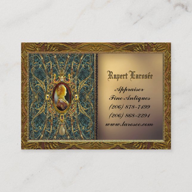 Sarashire Jasper  Customisable Business Card (Front)