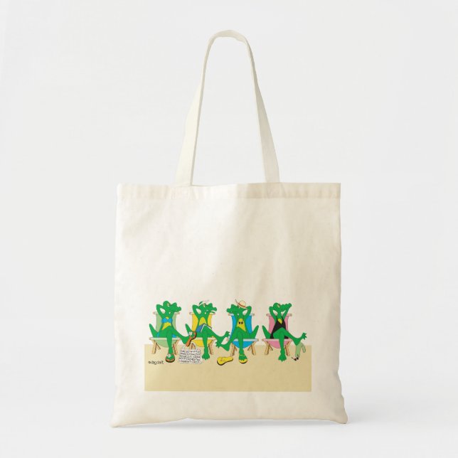 Sarasota Arts Alligator Beach Bag (Front)