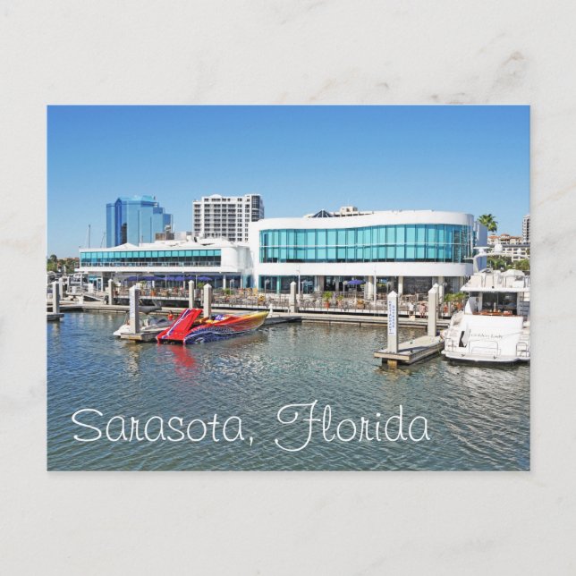 Sarasota by the bay postcard (Front)