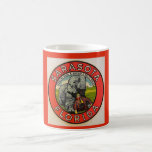 Sarasota Circus Mug<br><div class="desc">A vintage decal from Ringling Brothers Circus Sarasota,  Florida.  For decades the City of Sarasota was nicknamed Circus City.</div>