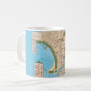 Sarasota FL Vintage Map Mug