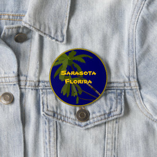 Sarasota, Florida 7.5 Cm Round Badge