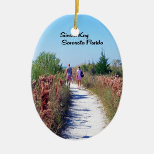 Sarasota Florida Ceramic Tree Decoration