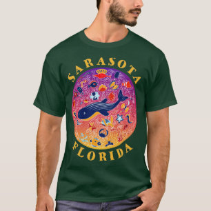 Sarasota Florida Cut Sea Life Souvenir T-Shirt