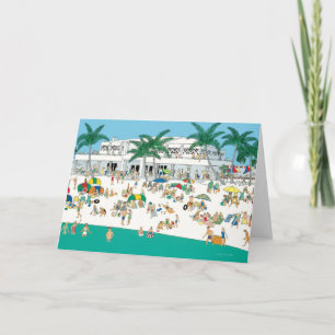 Sarasota Florida Lido Beach Card
