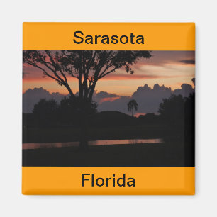 Sarasota, Florida Sunset over Lake Magnet
