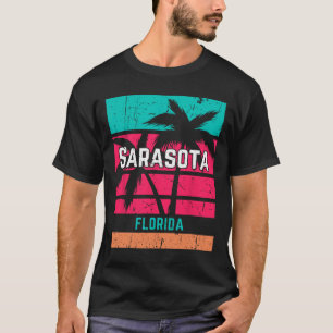 Sarasota Florida Vacation Souvenir Surfing Vintage T-Shirt