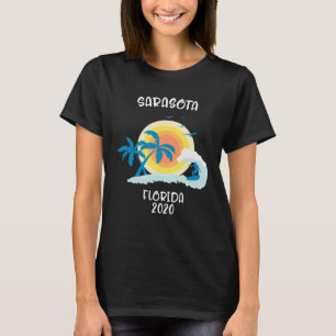 Sarasota Florida Vacation Surf Beach Family Trip S T-Shirt