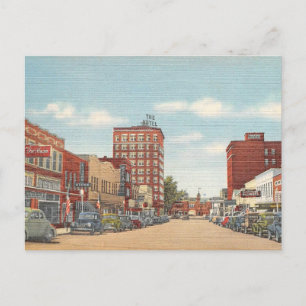 Sarasota, Florida vintage downtown Postcard
