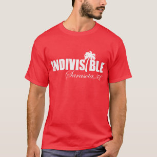SARASOTA Indivisible men's t-shirt wht logo