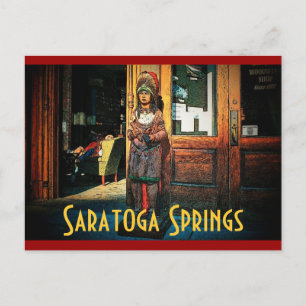 Saratoga Cigar Store Postcard