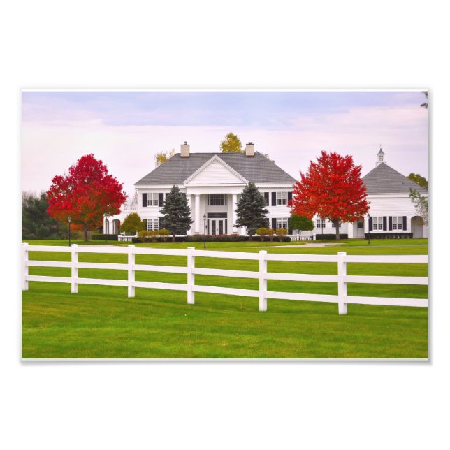 Saratoga Golf Clubhouse Photo Print (Front)